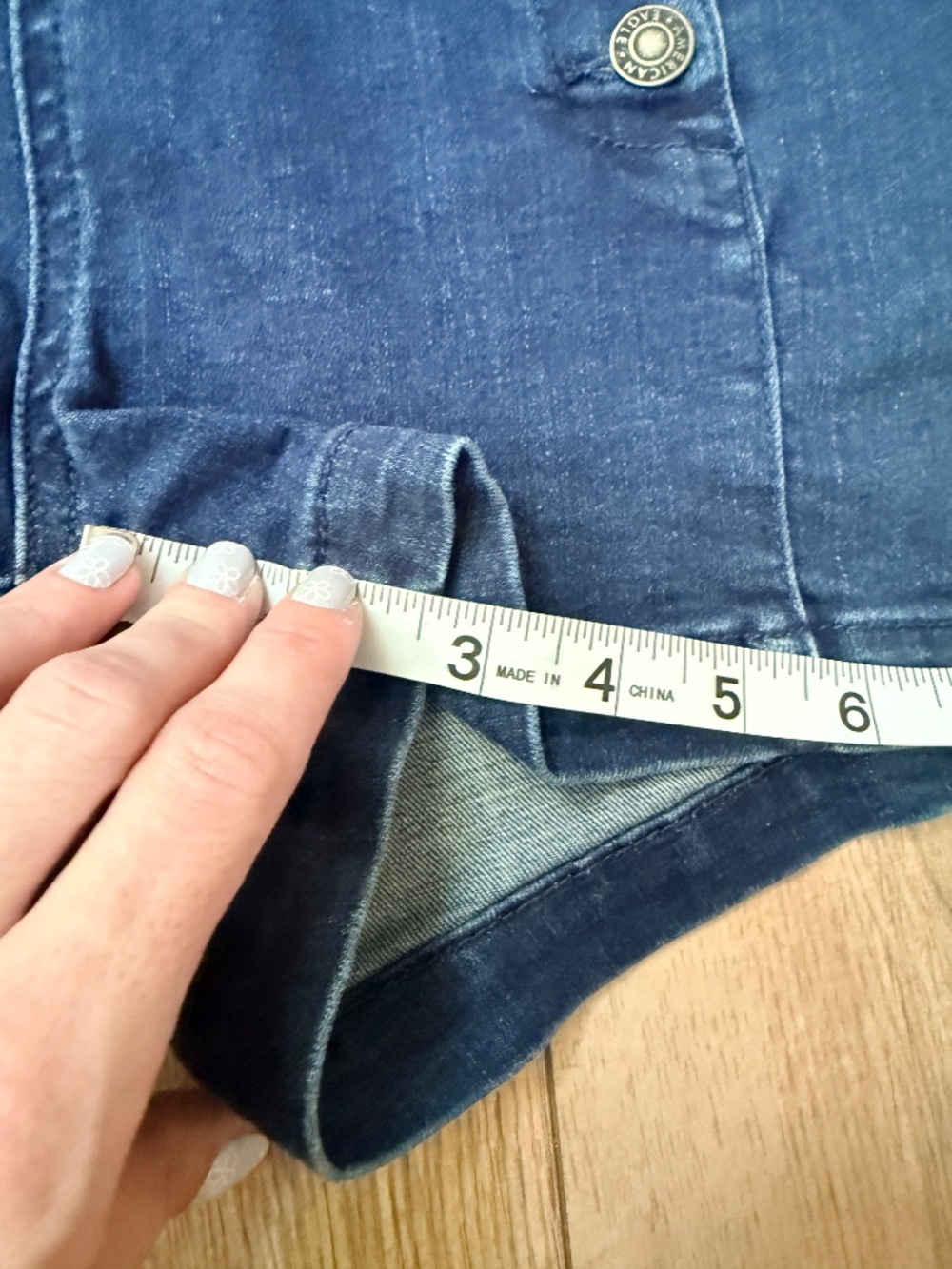 American Eagle Outfitters High Rise shortie size 8 - Picture 3 of 7